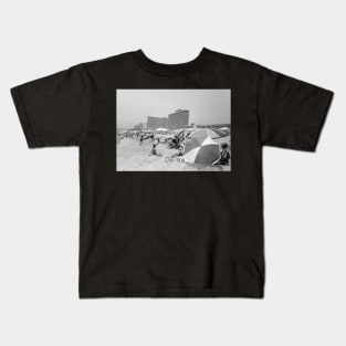 Vintage Beach Day at Durban Beach Kids T-Shirt